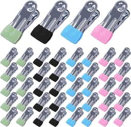 Metalen wasknijpers - multifunctioneel en antislip - 40 stuks - verschillende kleuren — thumbnail 1
