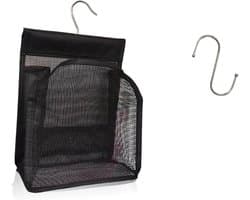 Ophangbare Klemmen Zak - Grote Capaciteit Opbergtas voor Wasgoed, Make-up & Reisaccessoires