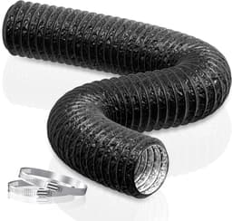 Dailygoods - HG Power 75 mm afvoerslang, 2,5 m, flexibele pvc-aluminium buis, ventilatieslang, geluidsgeïsoleerde aluminium flexibele slang, afvoerbuis voor groeitent, droger, mobiele airconditioning — thumbnail 1