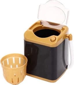 Elektrische Mini Wasmachine Automatische Make-up Borstelreiniger - Kinderen Speelgoed - Make-up Sponzen (Goud) — thumbnail 5
