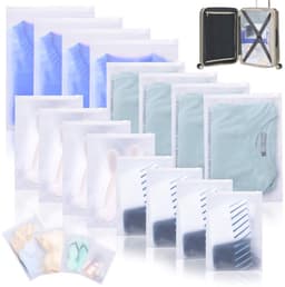 Dailygoods- Opbergzakken 16 Stuks - Ruimtebesparende Opbergtassen - Kledingzakken - Compressiezakken - Luchtdichte Zak - Ideaal voor Koffer - Opbergzak — thumbnail 1
