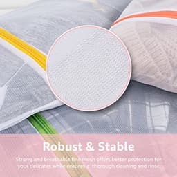 Waszak voor wasmachine 11 stuks – set met ritssluiting voor beha, reizen, schoenen, koffer, sokken – meerdere maten — thumbnail 2