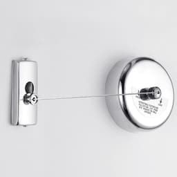 Dailygoods- Waslijn Intrekbaar 2,8 M - Roestvrij Stalen Wasdroger - Verstelbaar Touw - Corrosiebestendig - Geschikt voor Binnen/Buiten - Ruimtebesparend Ontwerp - Kledingdroger — thumbnail 5