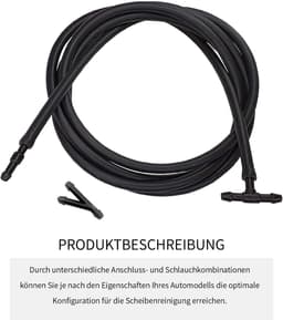 Dailygoods- Ruitensproeierventiel 400 cm - Reparatieset - Slang - 30 Stuks Aansluitstukken - Rubber/ABS - Eenvoudig te installeren - Ruitensproeier — thumbnail 3