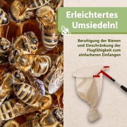 Imker Zwermzak - Bijenvanger Opvangzak - Bijenzwermen Vangen - Waterdichte Linnenmix - 30 cm Opening - N.v.t. — thumbnail 3