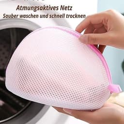 Dailygoods- Wasnet - Wasnet voor wasmachine - Waszak voor beha's - Waszakken voor wasgoed - 3 Stuks - Roestvrij staal rits - Duurzaam polyester — thumbnail 4