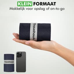 Travelhawk Grote Waszakken - 2 Stuks - 60 x 45 cm en 55 x 35 cm - Waszak voor Beddengoed, Handdoeken & Kleding – Wasnet voor Wasmachine - Blauw — thumbnail 4