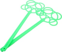 Tapijtklopper Set - Stofverwijderaar Tool - Textiel Onderhoud - Voorkomt Schade - 2 Stuks - Groen — thumbnail 1
