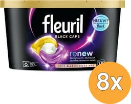 Fleuril - Renew Black Caps 15 Wasbeurten - 8 x 15 stuks - Voordeelverpakking — thumbnail 1