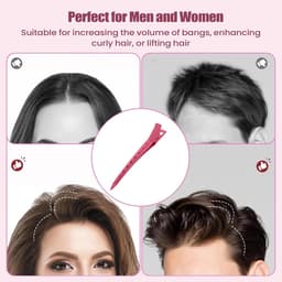 Haarklemmen Styling - Volume Spelden - Make-up en Kleuring - Eendenbek Vorm - 9 cm - Zwart — thumbnail 3