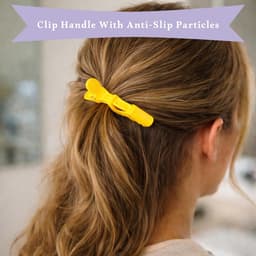 Haarclips Dames - Haarspeldjes Klemmen - Haarstyling Knippen - Antislip Zacht - 10 stuks - Mat — thumbnail 4