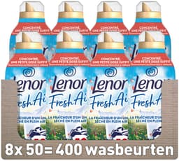 Lenor Wasverzachter Fresh Air Zonnige lentedag 50 Wasbeurten - 8 x 700 ml - Voordeelverpakking — thumbnail 2