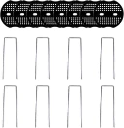 Grondankers Haringen - Tuinharingen Staken - Tuinonderhoud Vastzetten - Stabiele Steun Constructie - 15 x 4 cm - Grijs — thumbnail 5