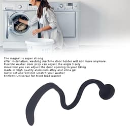Wasmachine Deurhouder - Magnetische Steun - Ventilatie Machine - Verstelbare Hoek - 43 cm Lengte - Zwart — thumbnail 5