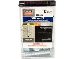 Schroefanker voor Beton - Zware Bevestiging - Stabiele Montage - Zelfsnijdend Profiel - 25 Stuks - Zilver — afbeelding 1