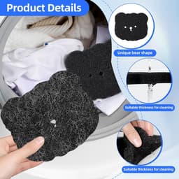8 haarballen voor de wasmachine, herbruikbaar, verwijdert effectief dierenharen, praktische accessoires voor de wasmachine — thumbnail 5