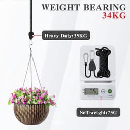 aladdien - Rope Tensioner - Kabelspanner - Ideaal voor planten en tenten - 8 stuks - Verstelbare ratchet met touwrem - Handig voor camping en indoor.. — thumbnail 4