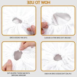 Grote Mesh Waszak 50x60 cm, Ideaal voor Wasmachine, Reis en Thuisgebruik, Duurzaam en Ademend — thumbnail 3