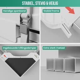 Avalo Tussenstuk Wasmachine Droger – Stapelkit Wasmachine Droger - Tussenkader - Universeel Verstelbaar — thumbnail 4
