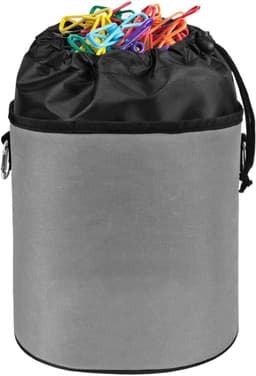 Wasknijper Tas - Opbergzak - Was ophangen - Multifunctionele Organizer - 29x24x1 cm - Grijs — thumbnail 1