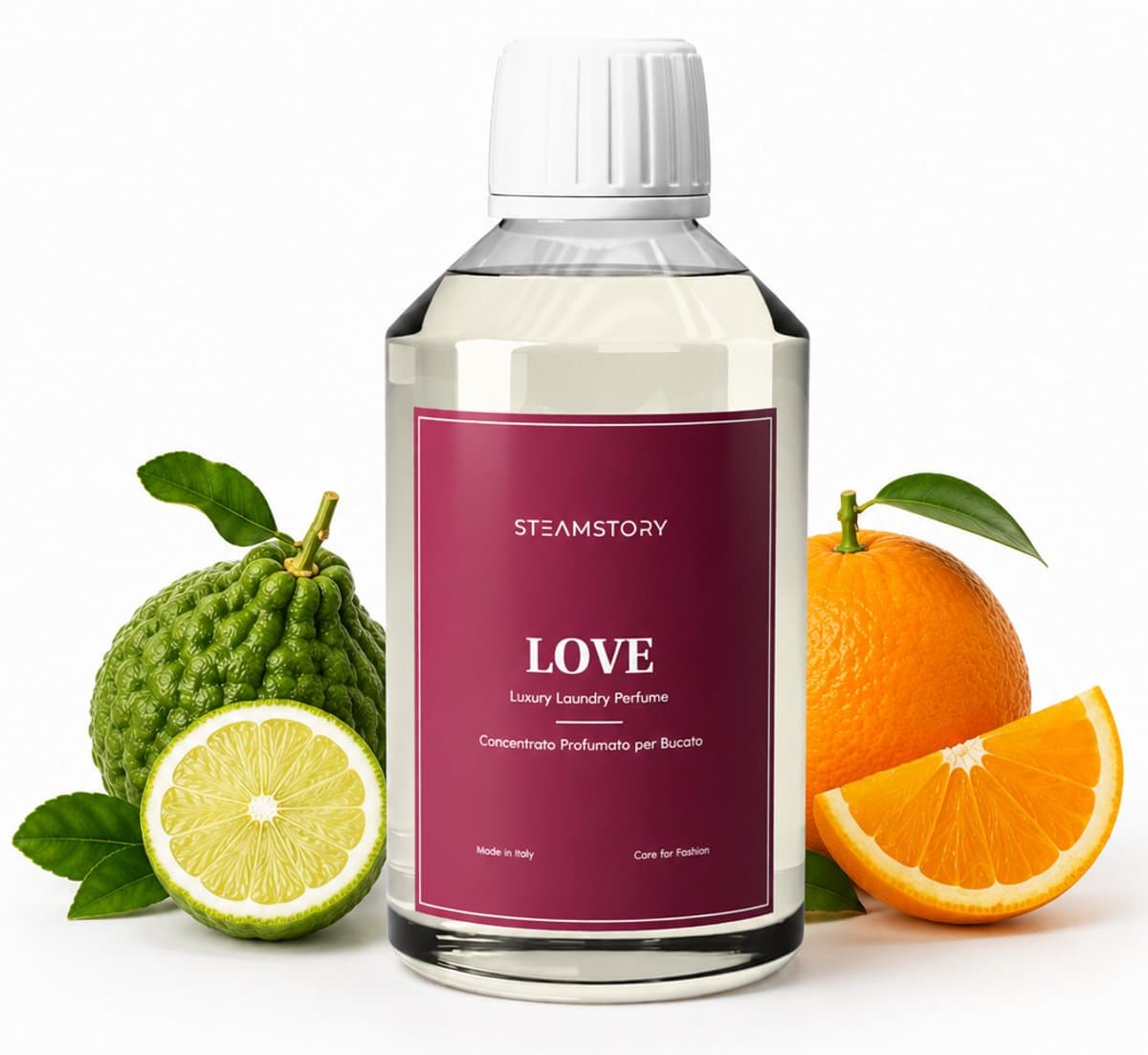 SteamStory Luxe Wasparfum Love - Warme & Verfijnde Geur met Sinaasappel, Witte Bloemen & Vanille – 250 ml — afbeelding 1
