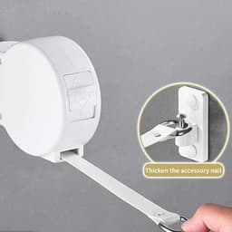Intrekbare Waslijn - Kledinglijn Reel - Kleding Drogen - Automatische Ingetrokken - 4.2 Meter - Wit — thumbnail 2