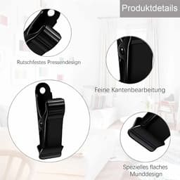 30 multifunctionele, antislip metalen klemmen, Geschikt voor het vastklemmen van foto's, kleding en knutselwerkjes. — thumbnail 2