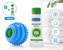 Dr. Beckmann Drogerbal 6 Stuks – 6x Wasgeur 50ml – Herbruikbare Siliconen Drogerballen — thumbnail 2