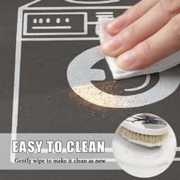 Beschermmat Wasmachine - Apparaatmat Droger - Apparaten Beschermen - Super Absorberend - 60 x 60 cm - Grijs — thumbnail 2