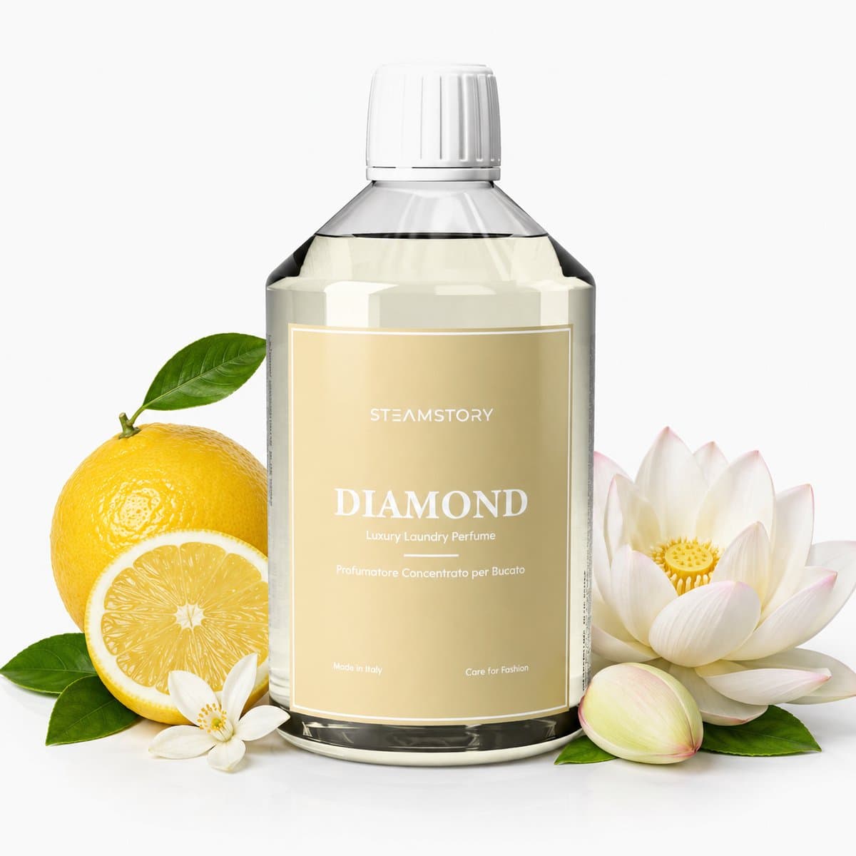 SteamStory Luxe Wasparfum Diamond - Frisse geur met witte musk & citrus - 500 ml — afbeelding 1