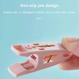 Wasknijpers - Kledingklemmen - Kleding Drogen - Winddicht Ontwerp - 30 Stuks - Roze — thumbnail 3