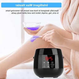 Professionele elektrische wasmachine voor therapie met LED-scherm, 4 x 100g waszakken en 20 wasdoeken voor ontharing en huidverzorging — thumbnail 4