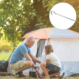 Stabiele Tent Haringen van Aluminium, 20 Stuks, Ideaal voor Camping en Buitenactiviteiten, Duurzame Grondankers en Tentaccessoires — thumbnail 4