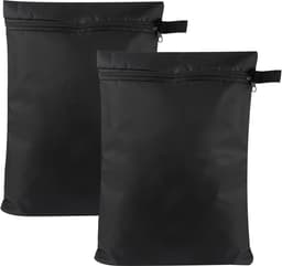 Set van 2 Waterdichte Waszakken voor Vochtige Kleding, Ideaal voor Badkleding, Sportkleding en Strandhanddoeken, Herbruikbare Organizer met Rits van 39.5×27.5cm — thumbnail 1