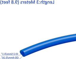 Pneumatische Buizen voor Luchtcompressoren - PU Slang voor Water- en Vloeistofoverdracht (2.5mm ID x 4mm OD, 3 meter, Blauw) — thumbnail 2