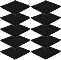 Compostfilters van Actieve Koolstof voor Keukenafval - 10 Stuks - Vierkant 14 cm - Geurfilter voor Organisch Afval en Composteerbak — thumbnail 1