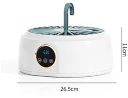 Opvouwbare Kledingdroger – Mini Draagbare Droger – UV Sterilisatie & Anti-mijt – Met Timer & Oververhitting Beveiliging – Voor Thuis & Studenten – Wit — thumbnail 5