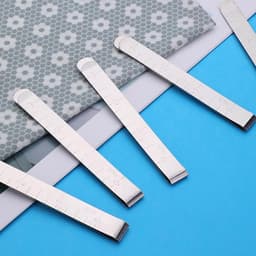 Naaiklemmen Met Liniaal - Zoom Clips - Precisie Naaiwerk - Roestvrij Staal - 4.2cm Lengte - Zilver — thumbnail 3