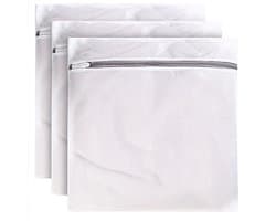Set van 3 wasbeschermzakken met rits - 50x60 cm - Voor delicate was