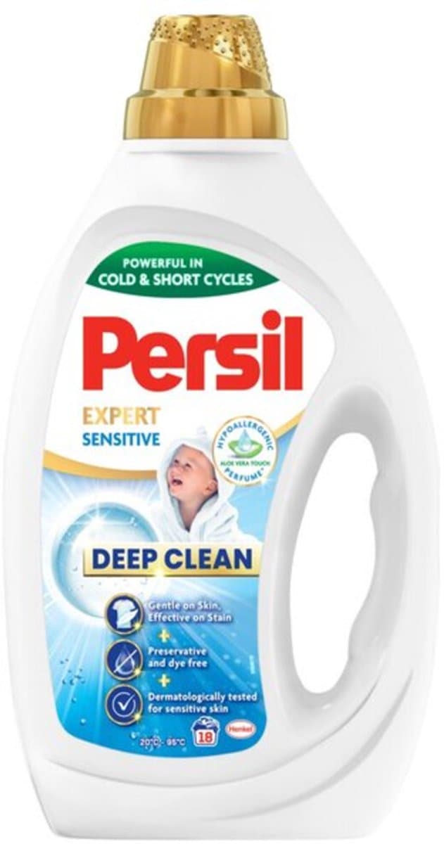 Persil Wasmiddel Expert Sensitive 18 Wasbeurten - 810 ml — afbeelding 1
