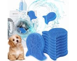 Wasbollen - Herbruikbare pluisverwijderaars voor wasmachines - 6 stuk(s) - Klitvrij - Verwijdert effectief dierenhaar, vacht en huidschilfers - Zacht voor kleding en wasmachine - Blauw