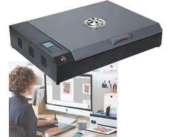 DTF Printer Droogoven - Textielprinter Oven - Textiel Bedrukken - Dubbele Verwarmingsplaat - 40 x 32 cm - Zwart