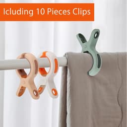 Solidchoice - Dailygoody - Strandhanddoekclips - Winddichte handdoekknijpers - Grote grip - Wit, Roze, Groen - Antislip clips - Voor strand en zwembad - 10 stu — thumbnail 2