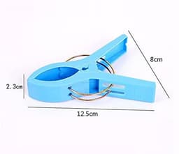 Solidchoice - Dailygoody - Handdoekclips - Strandhanddoek - Grote clips voor ligstoelen - Kunststof - Drogerclips - Voor badhanddoeken en tapijten - In 4 kleuren — thumbnail 5
