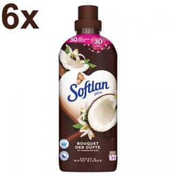 Softlan Ultra Kokos Wasverzachter Bundel 6 x 650 ml – 3D Geurtechnologie – Langdurige Frisheid – 186 Wasbeurten — thumbnail 1