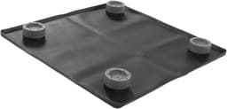Lekbak met Opstaande Rand - Apparaat Mat - Voorkom Waterschade - Voedselveilige Siliconen - 35 x 22 cm - Grijs — thumbnail 1