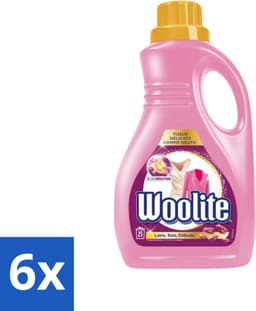 Woolite Delicate - Vloeibaar Wasmiddel - Met Keratine - Wol, Zijde & Fijne Was - 25 Wasbeurten - 1,5L - Voordeelverpakking - 6 stuks — thumbnail 3