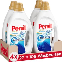 Persil Gel Expert Color Freshness by Silan - Vloeibaar Wasmiddel - Gekleurde Was - Hygiënische Frisheid - 4 x 27 Wasbeurten — thumbnail 1