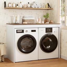 Wasmachine Ombouw - Opbouwmeubel - Kast Wasdroger - Meubel - huishoudelijk — thumbnail 1