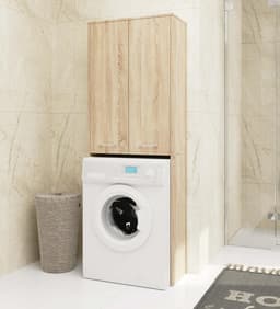 Wasmachine Ombouw - Opbouwmeubel - Kast Wasdroger - Meubel - woonruimte — thumbnail 3